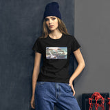 Vacation House of the Future women's black t-shirt