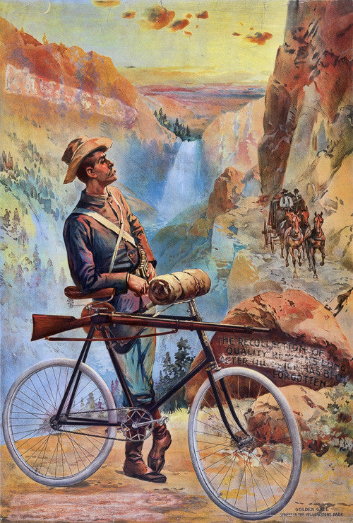 Sunset in Yellowstone Park