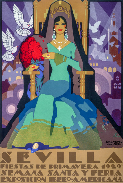 Sevilla Fiestas de Primavera 1929 poster