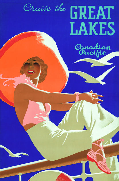 Cruise the Great Lakes poster