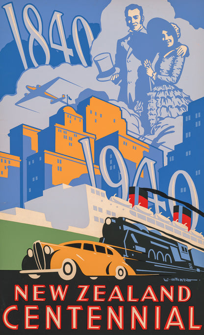 New Zealand Centennial: 1840-1940 poster
