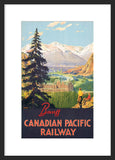 Banff Springs Hotel Vintage Travel Poster