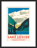 Lovely Lake Louise framed poster