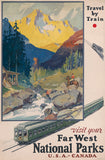 Visit Your Far West National Parks poster