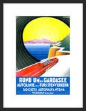 Lake Garda Scenic Drive framed poster