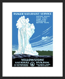 Yellowstone National Park framed poster