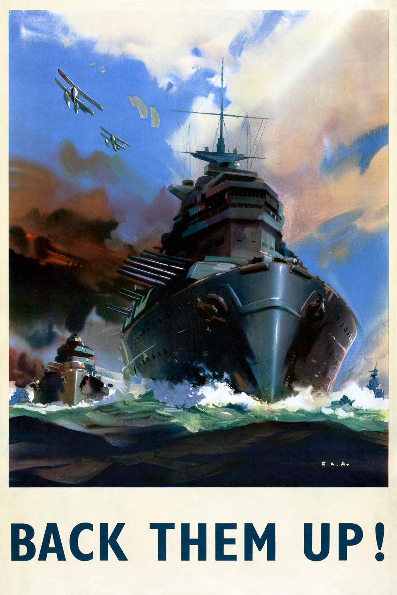 Back Them Up! British Poster