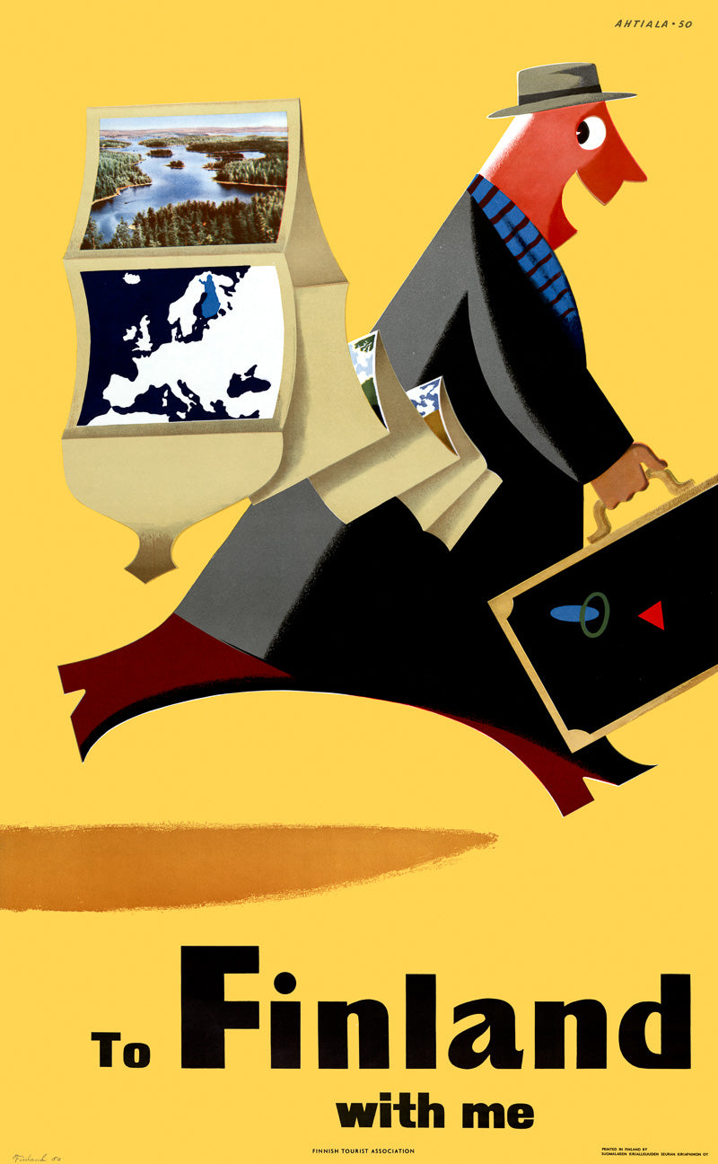 To Finland With Me travel poster