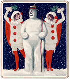 Anxious Christmas Snowman