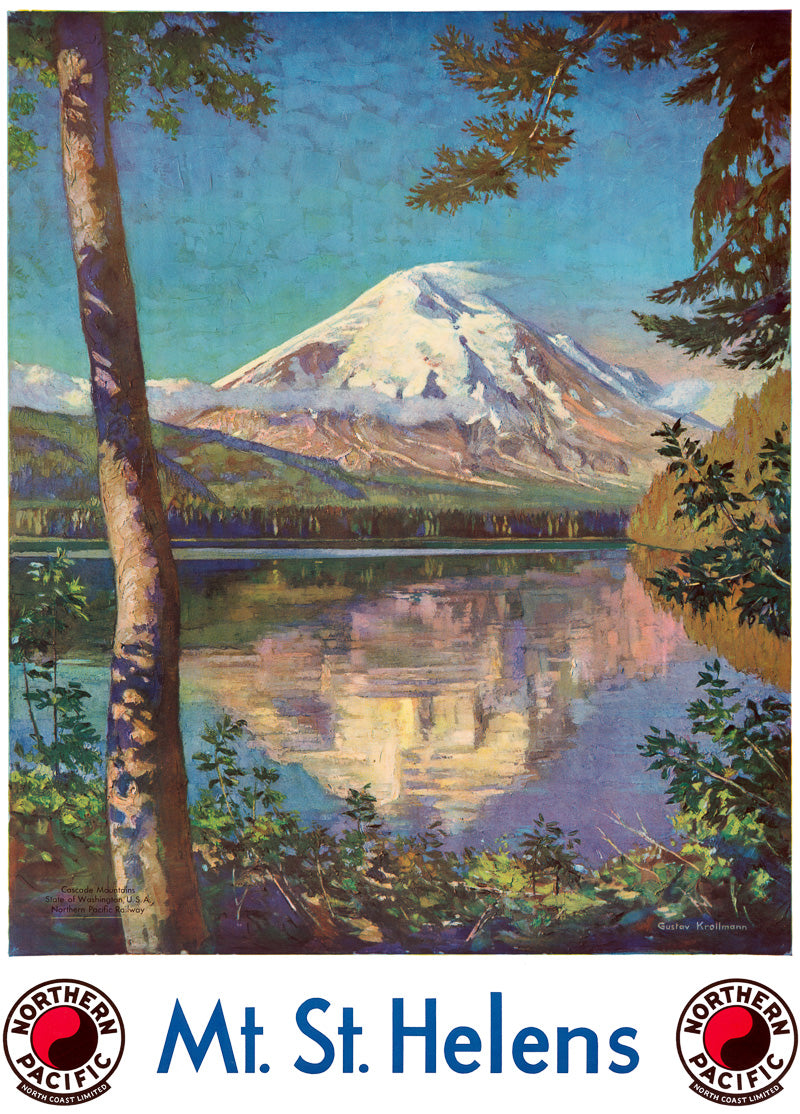 Mount St. Helens Travel Poster