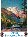 Rainier National Park Poster