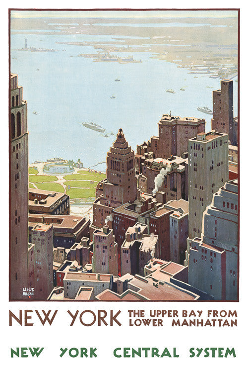 New York: The Upper Bay From Lower Manhattan