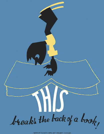 This Breaks the Back of a Book!