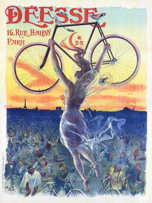 Déesse Bicycle Poster – Vintagraph Art