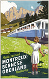 Switzerland Montreux-Bernese Oberland Railway