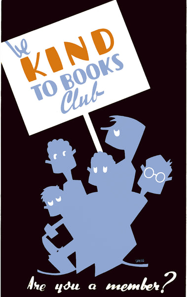 Be Kind to Books Club poster