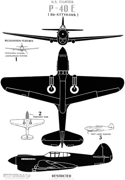 U.S. Fighter P-40E "Kittyhawk"
