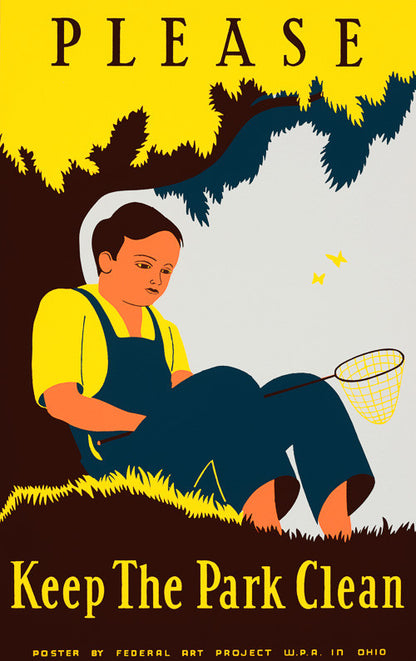 Please Keep the Park Clean poster
