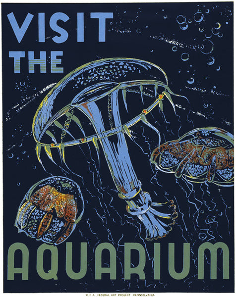 Visit the Aquarium poster