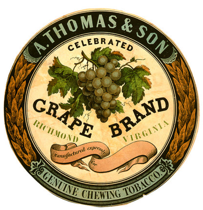Grape Brand Chewing Tobacco – Vintagraph Art