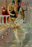 Cinderella book cover vintage image