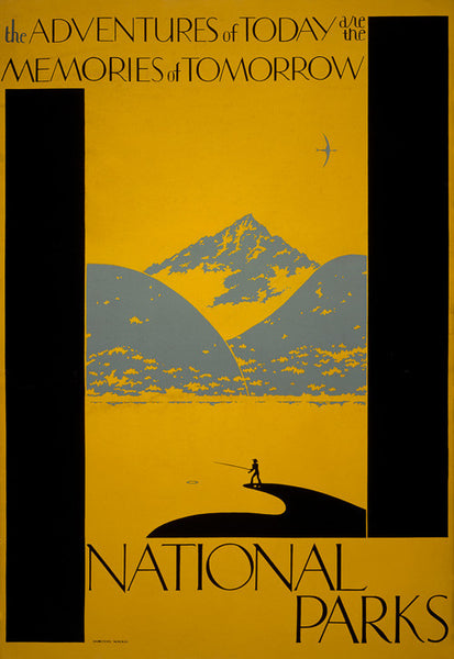 The Adventures of Today National Parks poster
