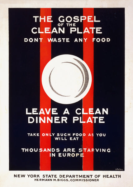 The gospel of the clean plate poster