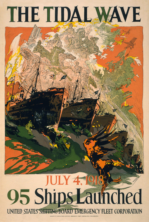 The Tidal Wave: 95 Ships Launched