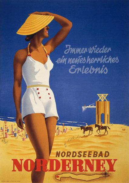 German Travel Poster