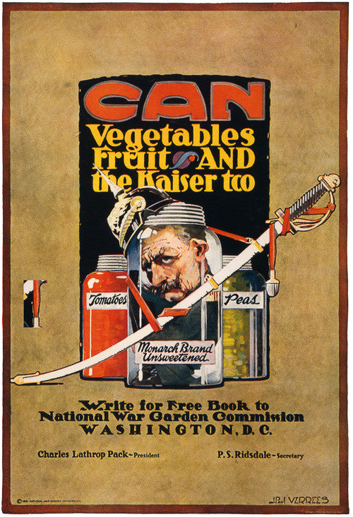 Can Vegetables, Fruit, and the Kaiser too – Vintagraph Art