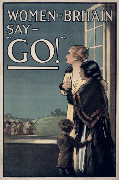 Women of Britain Say - "Go!" WWI poster