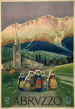 Abruzzo - Italy travel poster