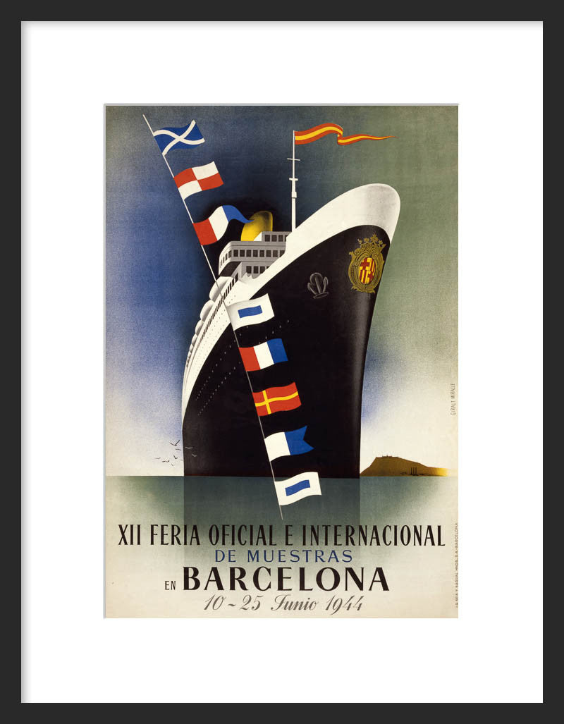 International Samples Fair, Barcelona framed poster