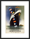 International Samples Fair, Barcelona framed poster
