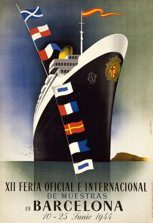 International Samples Fair, Barcelona poster