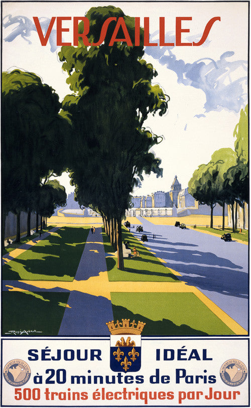 Versailles Vintage Travel Poster