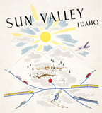 Sun Valley, Idaho Vintage Travel Poster