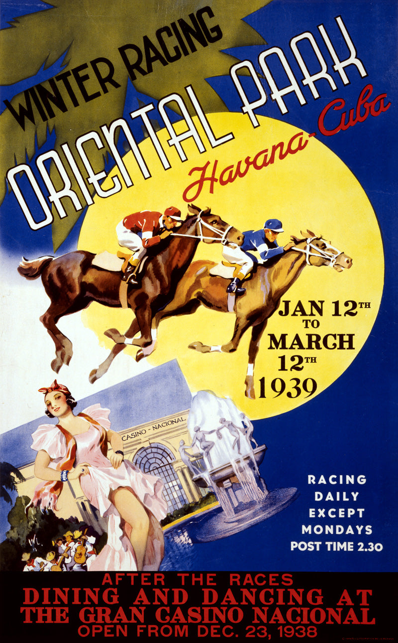 Winter Racing, Oriental Park - Havana, Cuba