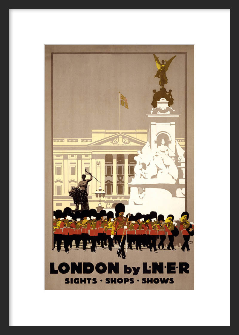 London by L.N.E.R. poster framed
