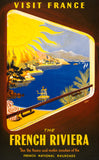 Visit France: The French Riviera poster