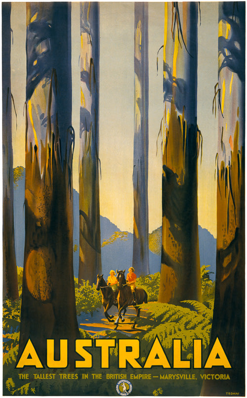 Australian Vintage Travel Poster