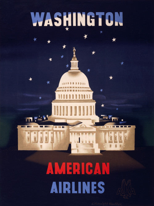 Washington Vintage Travel Poster