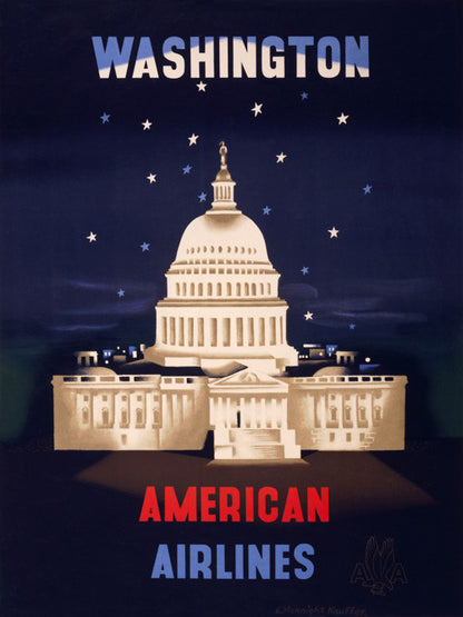 Washington Vintage Travel Poster