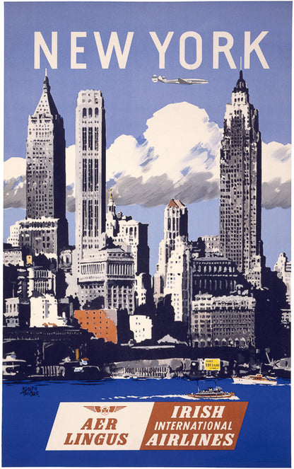 New York Vintage Travel Poster