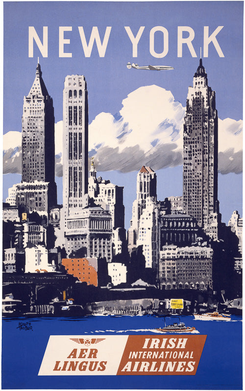 New York Vintage Travel Poster