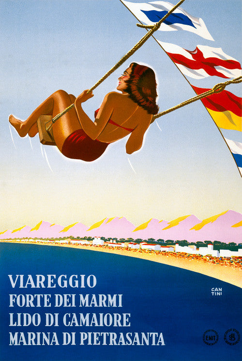 Tuscany Vintage Travel Poster – Vintagraph Art