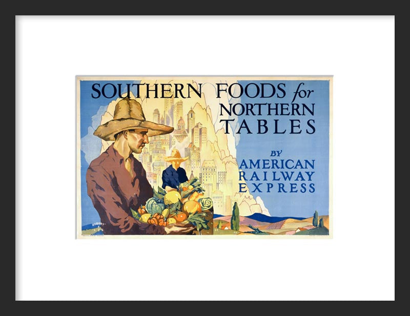 Southern Foods for Northern Tables framed poster