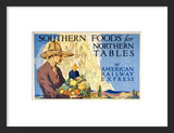 Southern Foods for Northern Tables framed poster