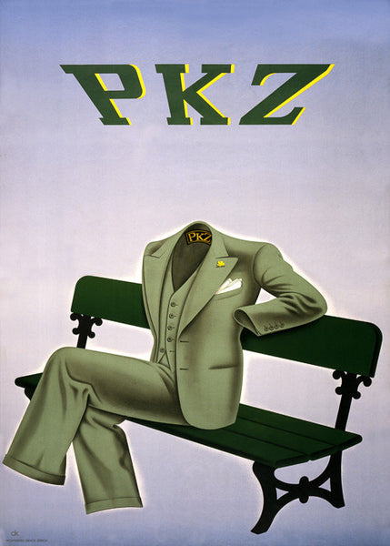 Invisible Man Advertisement for PKZ Clothing