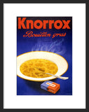Knorrox brand bouillon framed print